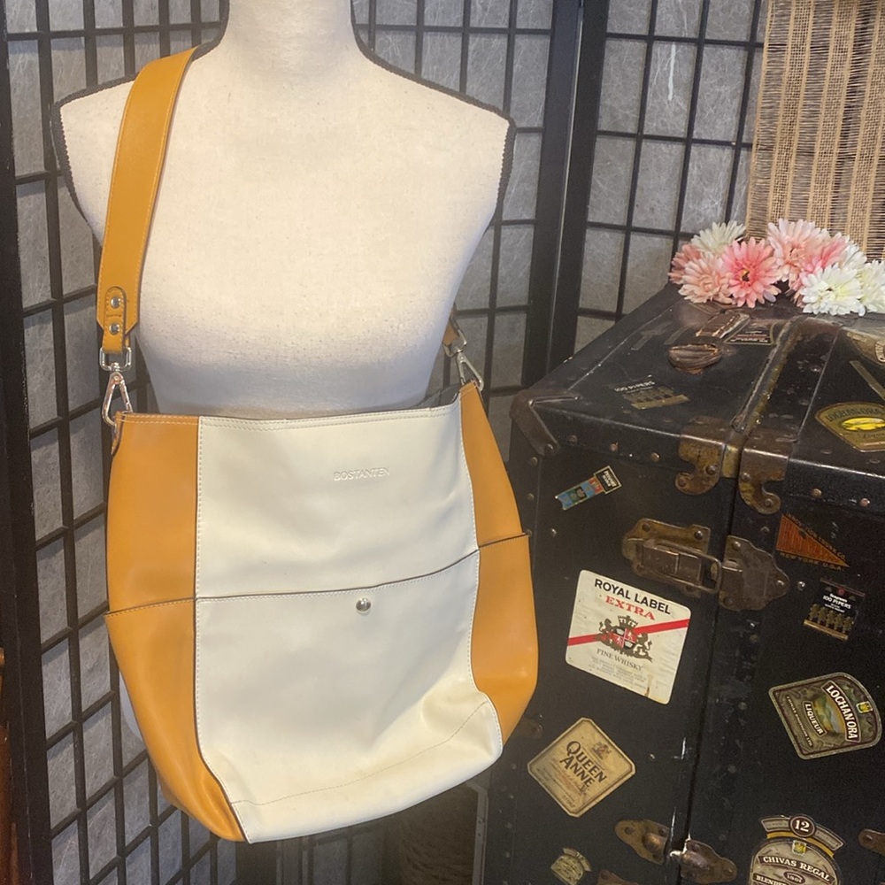 Large Yellow Crossbody Shoulder Bag